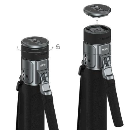 SmallRig 6285 x Potato Jet TRIBEX PRO (Photography) - hydrauliczny monopod Carbon, z głowicą kulową, fotograficzny - płytka szybkozłączka